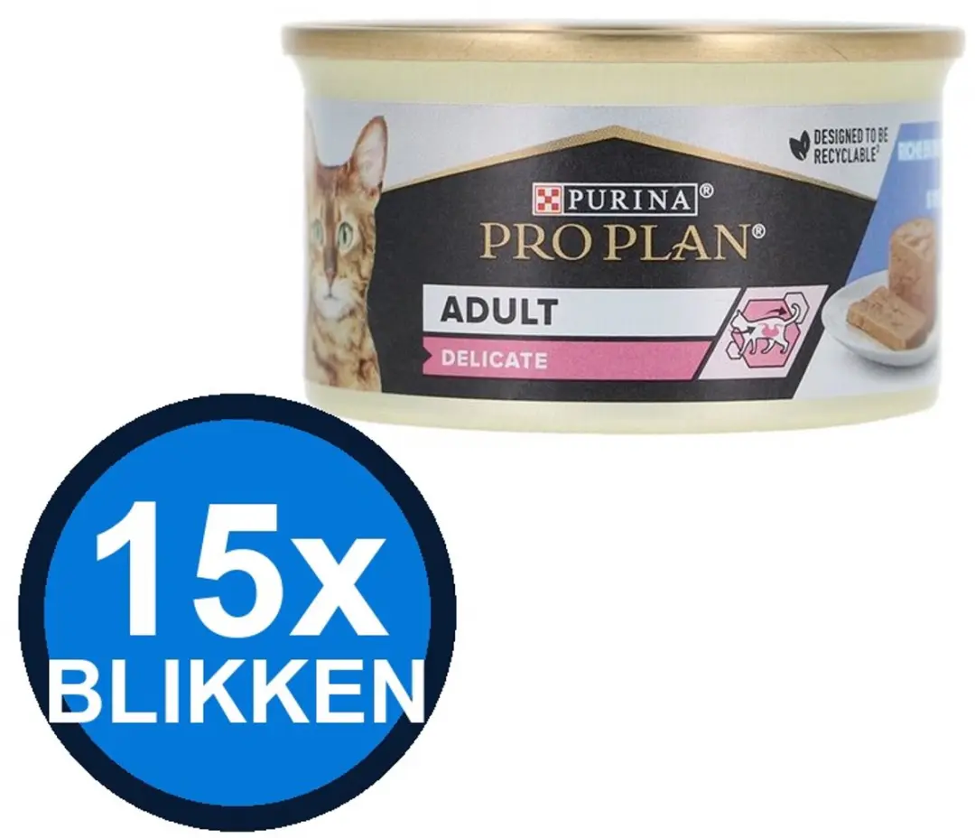 Pro Plan Cat Mousse Delicate Kalkoen