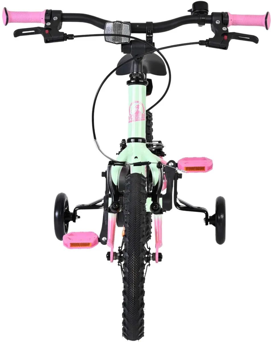 Volare Milano Kinderfiets 14" - Meisjes - 1 Versnelling - Mintgroen