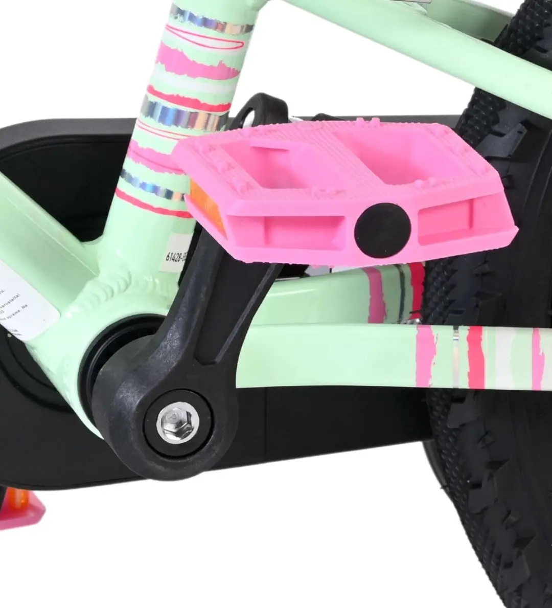 Volare Milano Kinderfiets 14" - Meisjes - 1 Versnelling - Mintgroen - afbeelding 6 van 6