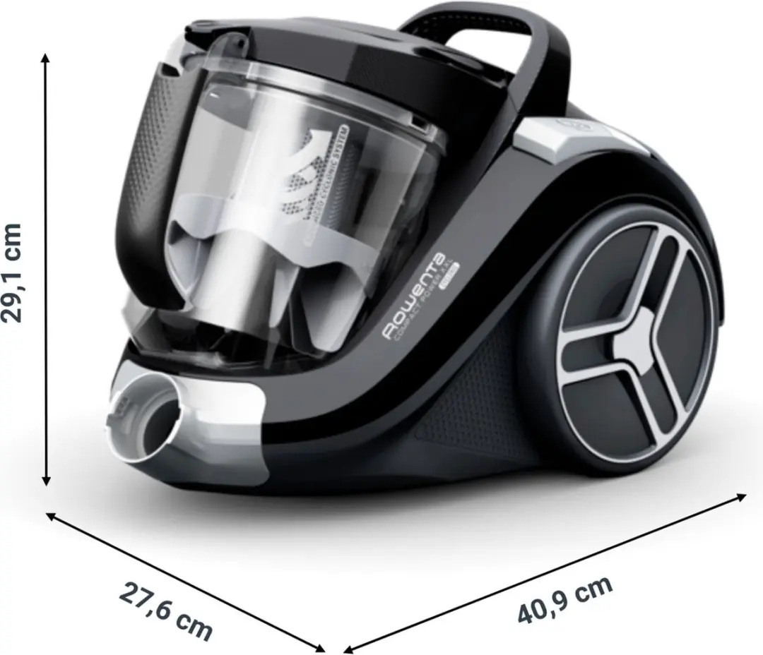 Rowenta Compact Power XXL RO4B25 Stofzuiger - 900W - 2,5L - Zwart/Grijs