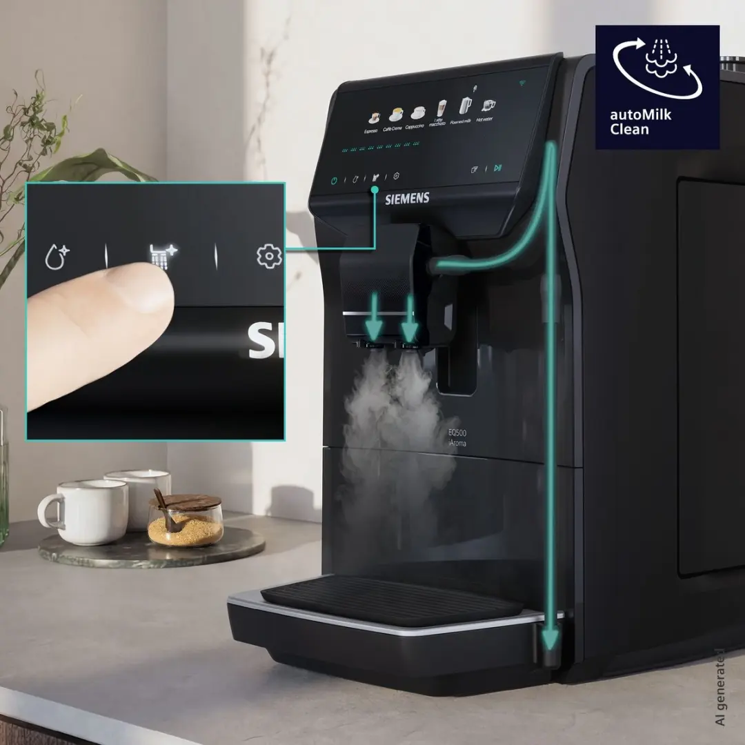 Siemens EQ500 iAroma TP551E09 Volautomatische Koffiemachine - Piano-zwart - afbeelding 6 van 6