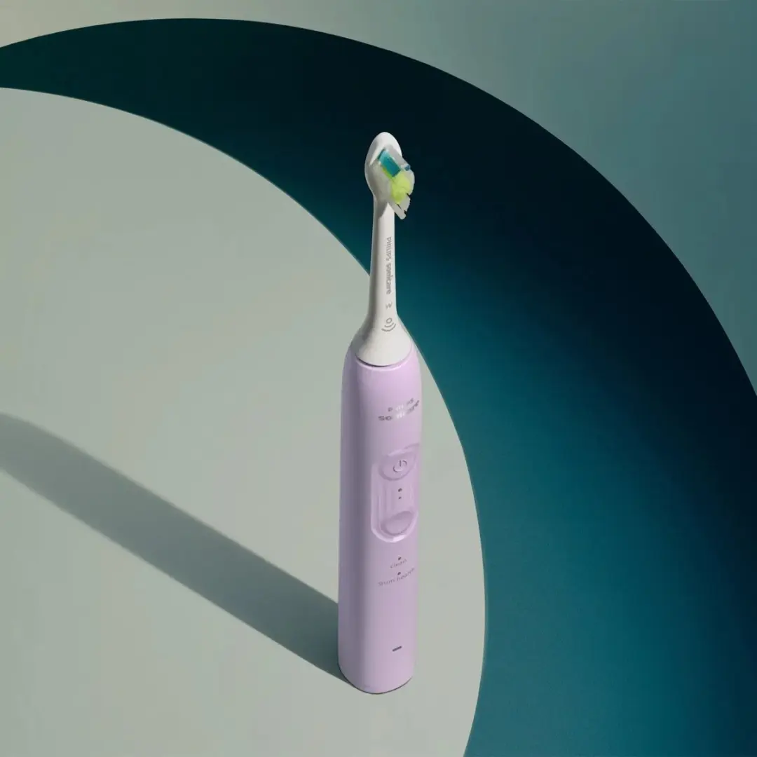 Philips Sonicare 4100 HX4043/49 Sonische Tandenborstel - Lila - Reisetui