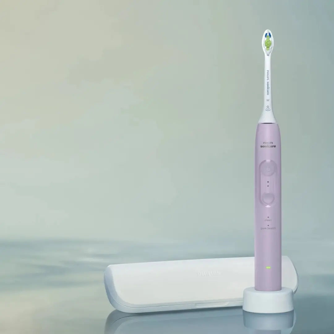 Philips Sonicare 4100 HX4043/49 Sonische Tandenborstel - Lila - Reisetui