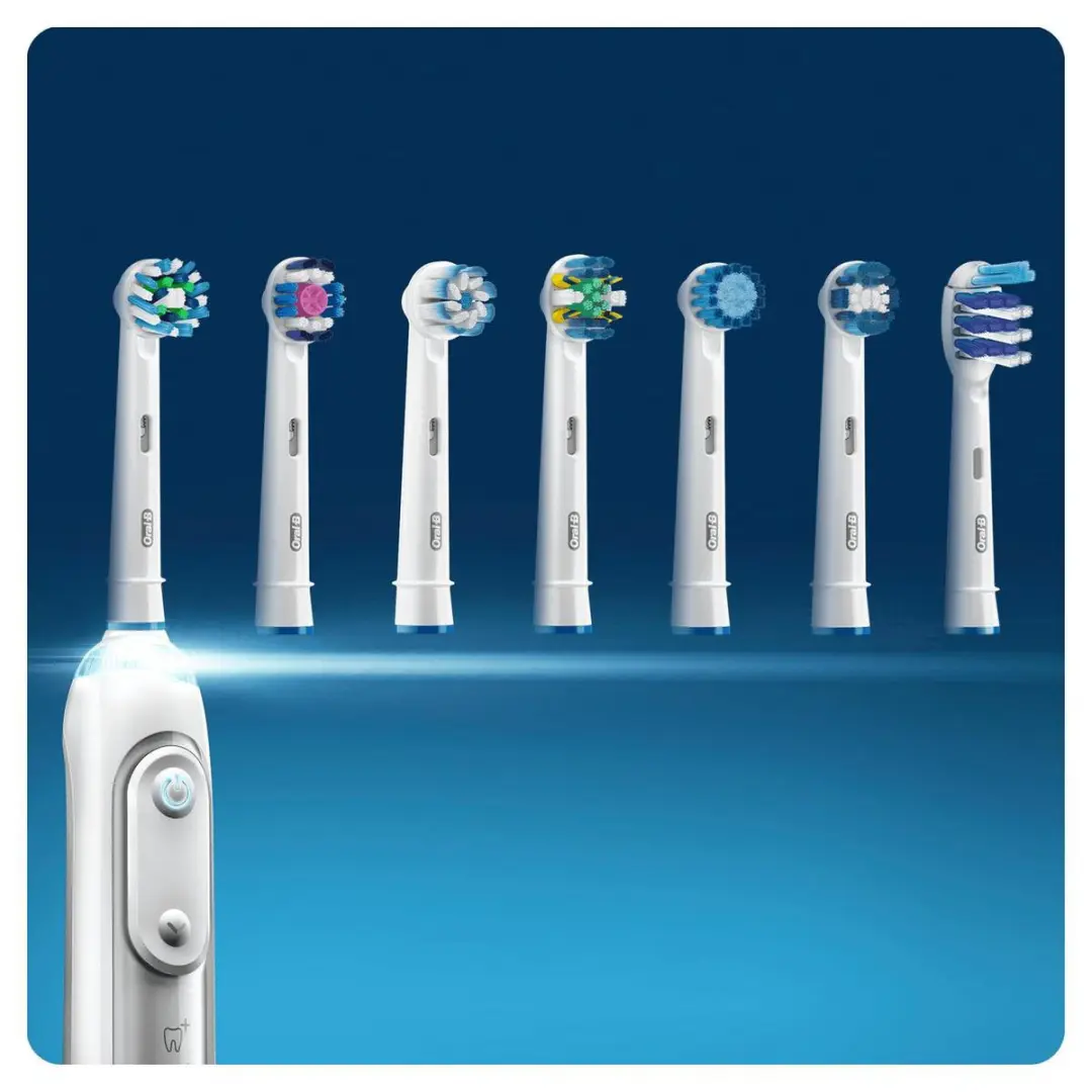 Oral-B Cross Action Opzetborstels 3 Stuks - Wit