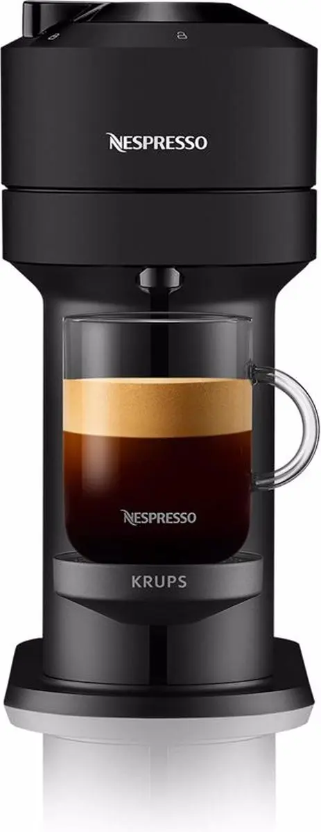 Krups Nespresso Vertuo Next XN910N Koffiecupmachine - Mat Zwart - afbeelding 3 van 6