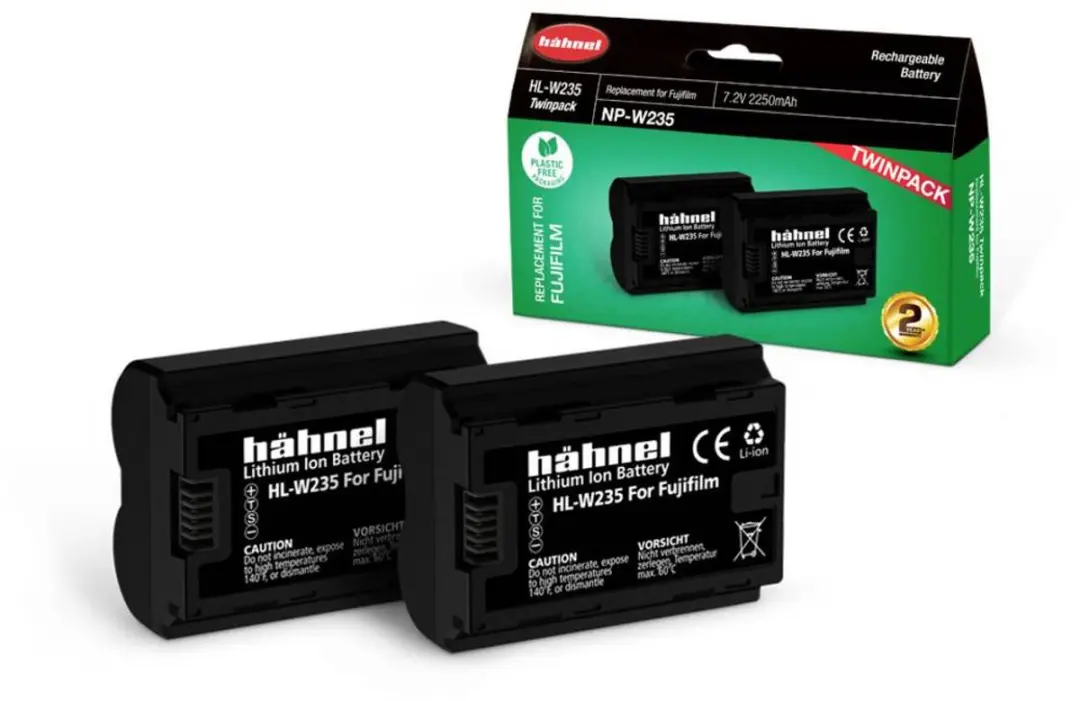 Hähnel Accu Fujifilm NP-W235 2-Pak - 2250mAh