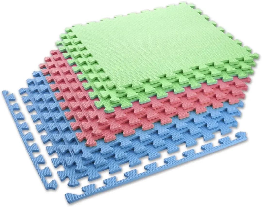 HMS One Fitness Puzzelmat - Set van 9 - 10mm - Multicolor
