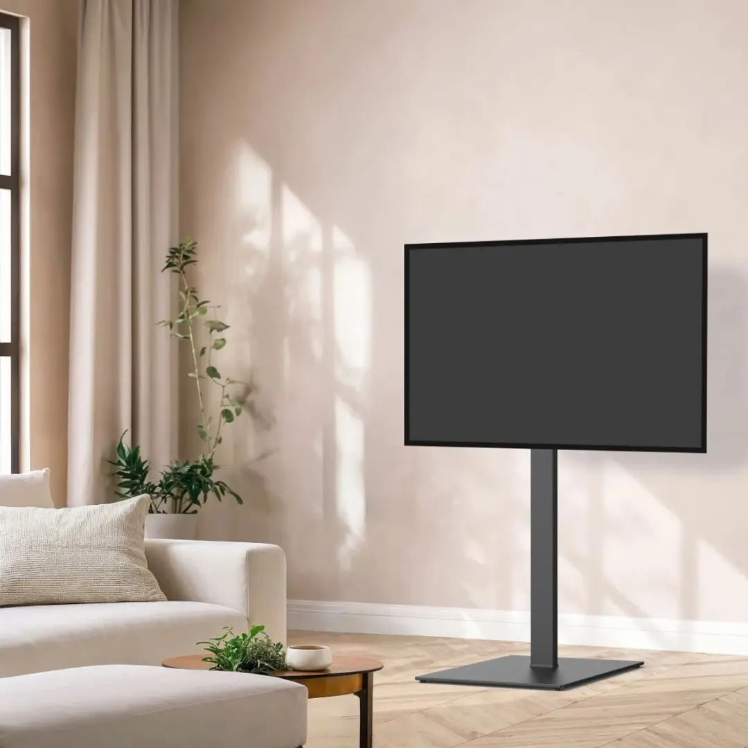 Hama TV Voet Hoog 75" Draaibaar - 40kg - VESA 600x400 - Verstelbaar