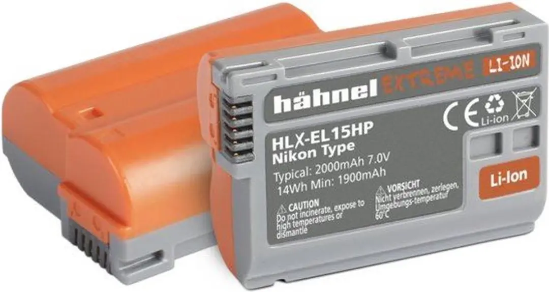 Hähnel Accu Extreme HLX-EL15HP 2000mAh - Nikon EN-EL15