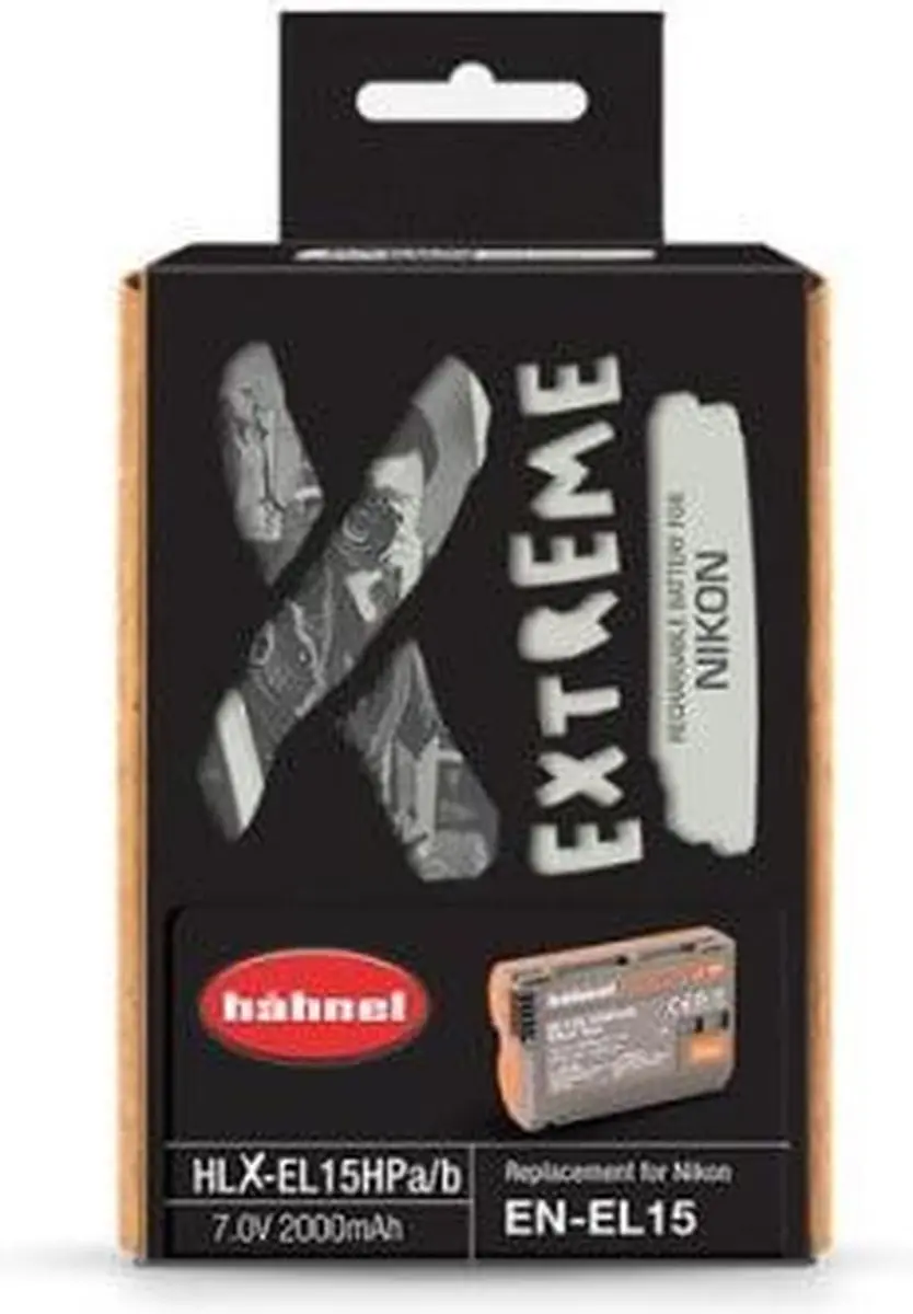 Hähnel Accu Extreme HLX-EL15HP 2000mAh - Nikon EN-EL15