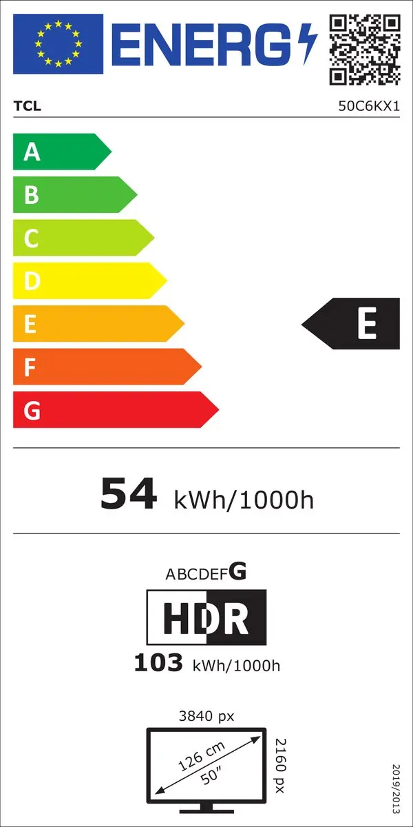 TCL C6K 50C6K 50 inch QD-MiniLED TV - Metallic