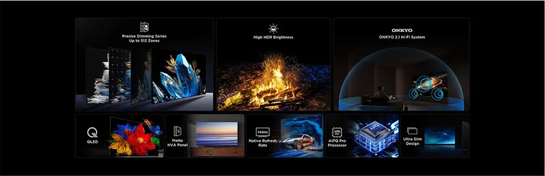 TCL C6K 50C6K 50 inch QD-MiniLED TV - Metallic