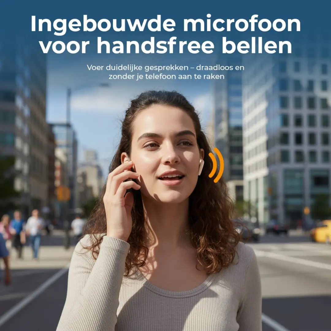 Denver TWE48 Oordopjes - Bluetooth 5.3 - 6 uur - Nude