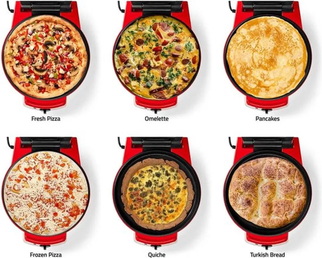 Nedis Pizzavormer FCPM100FRD - 1800W - 30cm