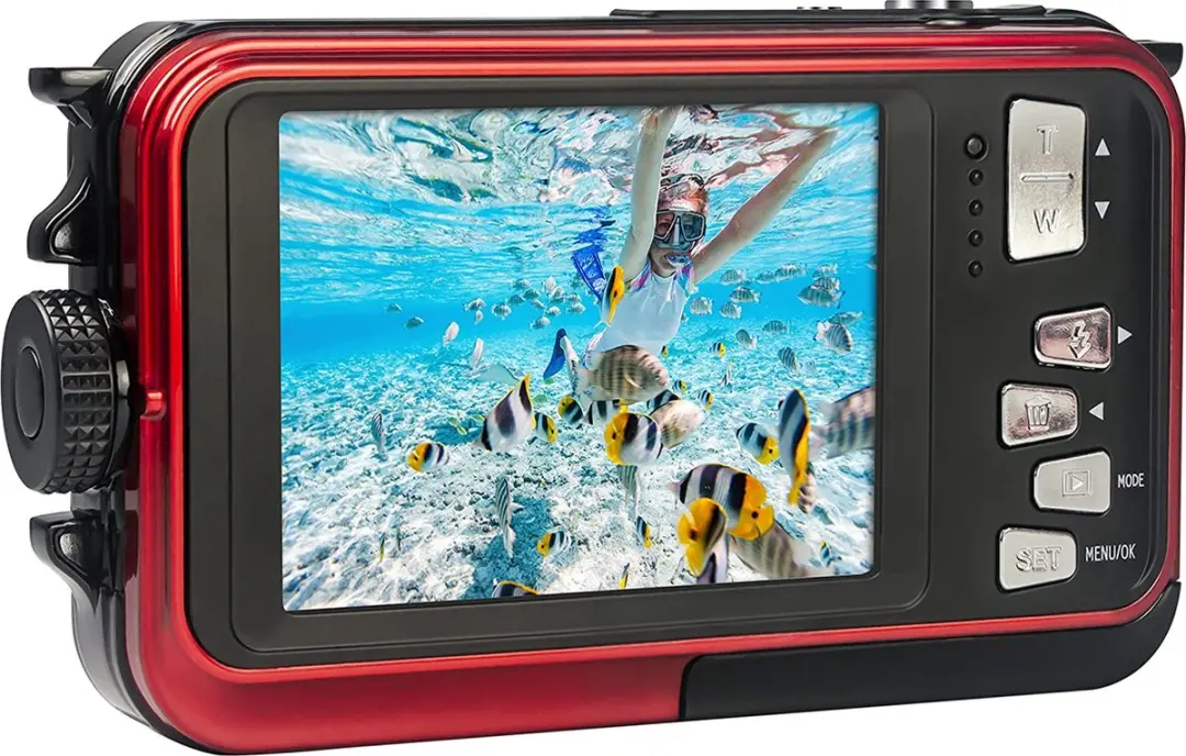 AgfaPhoto WP8000 Realishot Onderwatercamera - 24MP - Rood
