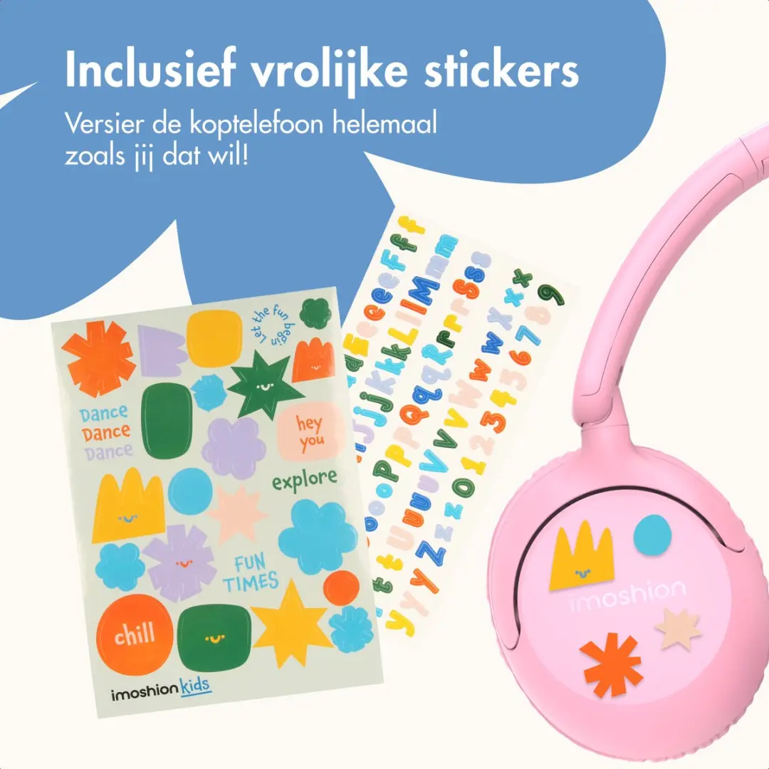Imoshion Kids Koptelefoon SH00097468 - Roze