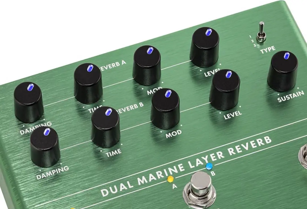 Fender Dual Marine Layer Reverb - Groen