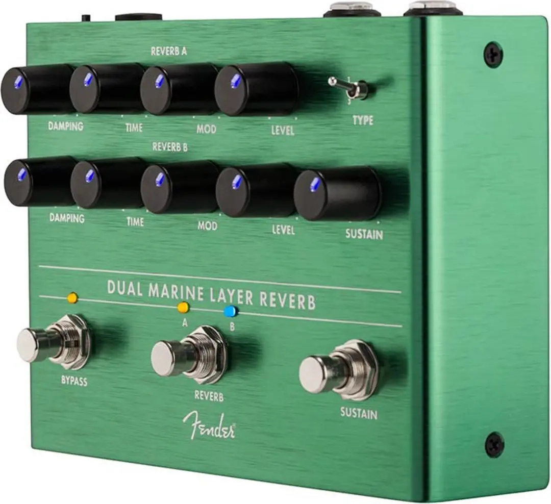 Fender Dual Marine Layer Reverb - Groen