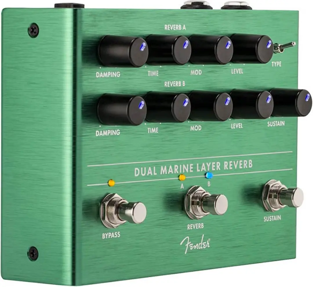 Fender Dual Marine Layer Reverb - Groen