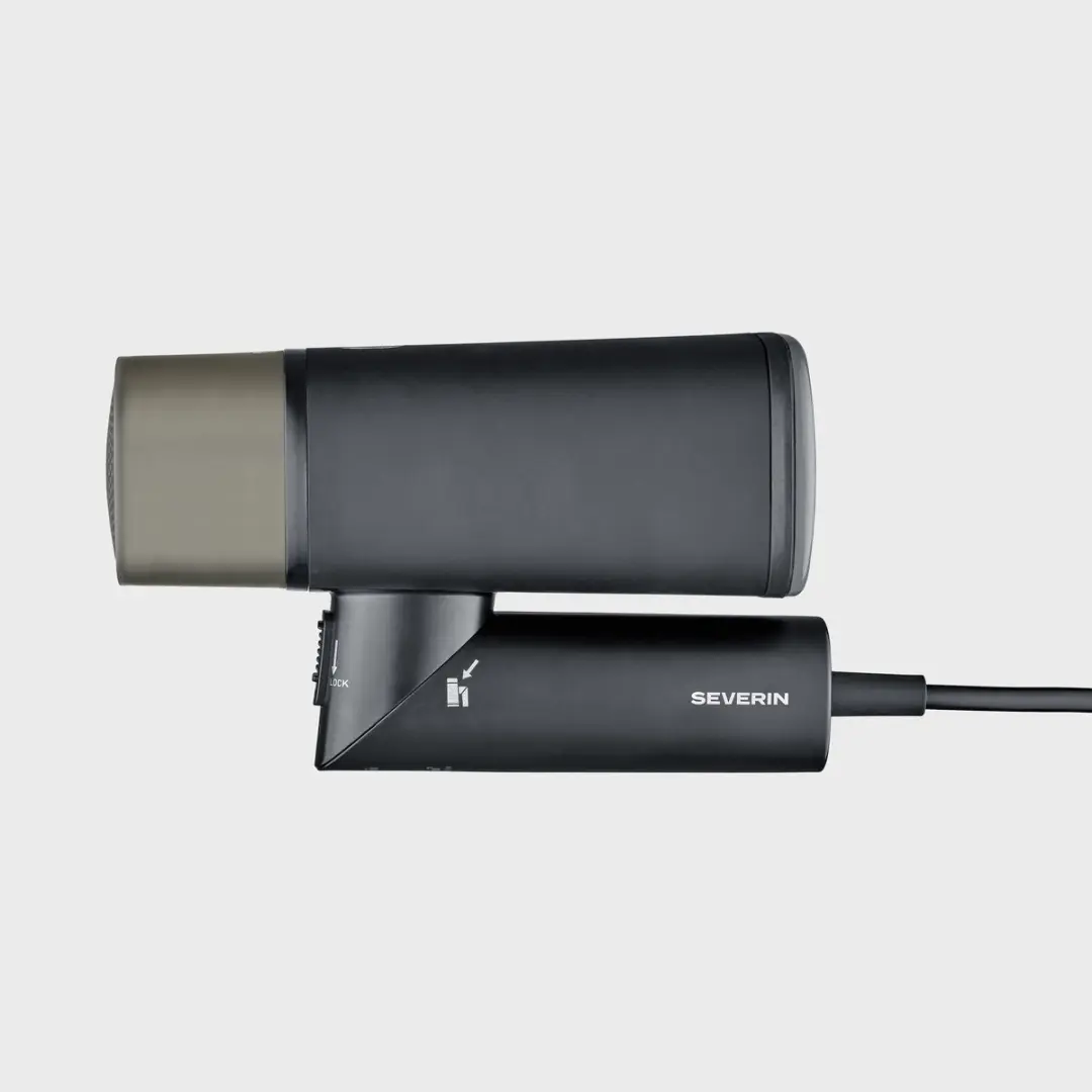 Severin DG 3282 Opvouwbare Stoomtang - 1400W - Zwart