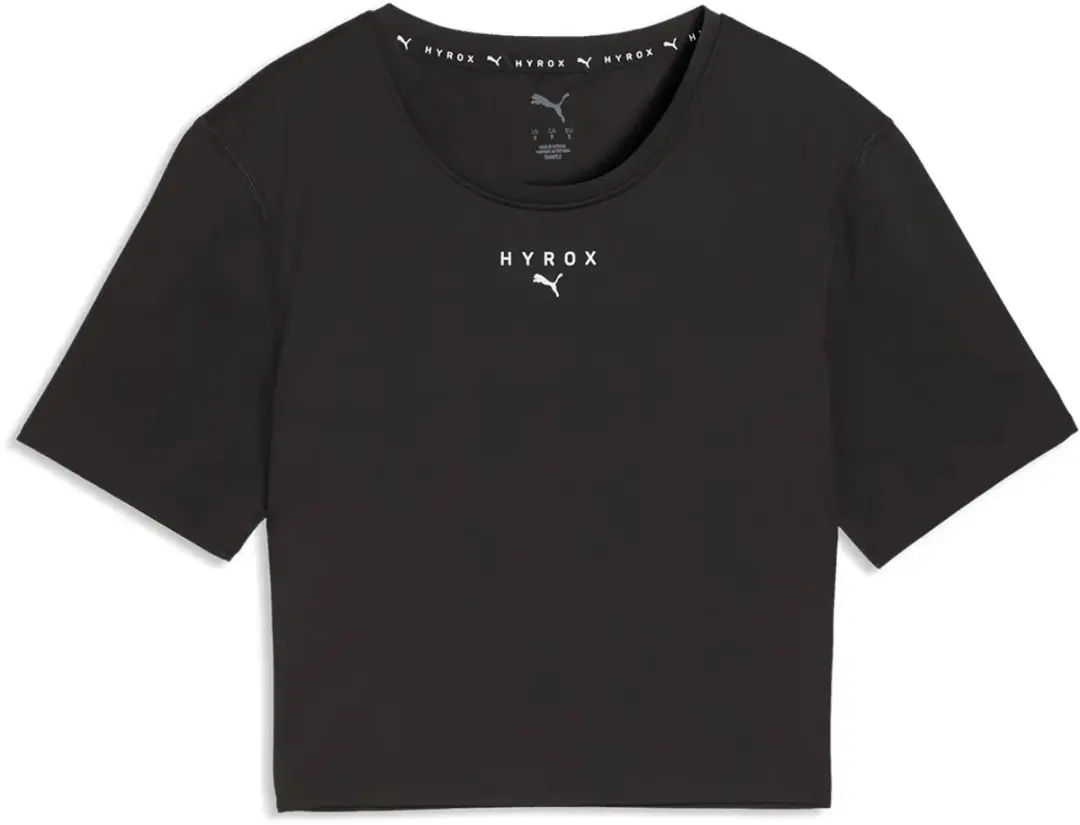 PUMA X Hyrox Pwrmode Cropped T-shirt M - Zwart