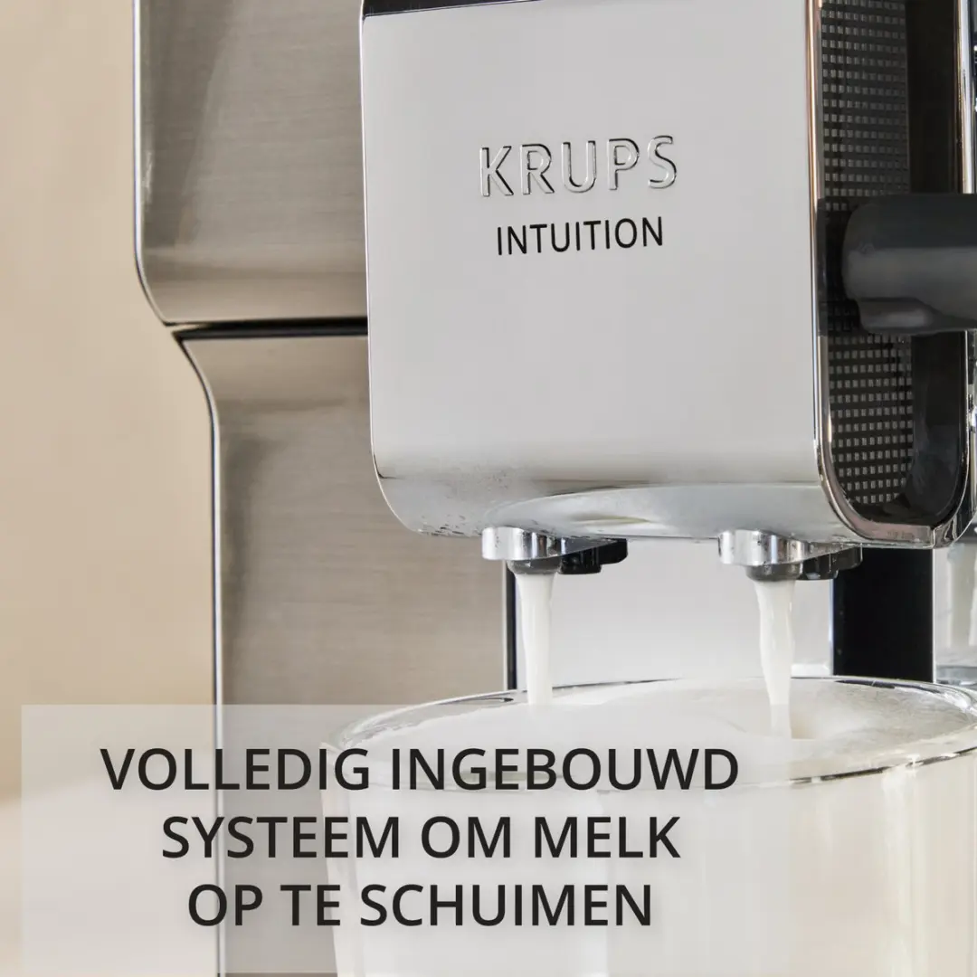 Krups Intuition Experience EA879EE0 Volautomatische Koffiemachine - 1550W - Zilver/Zwart
