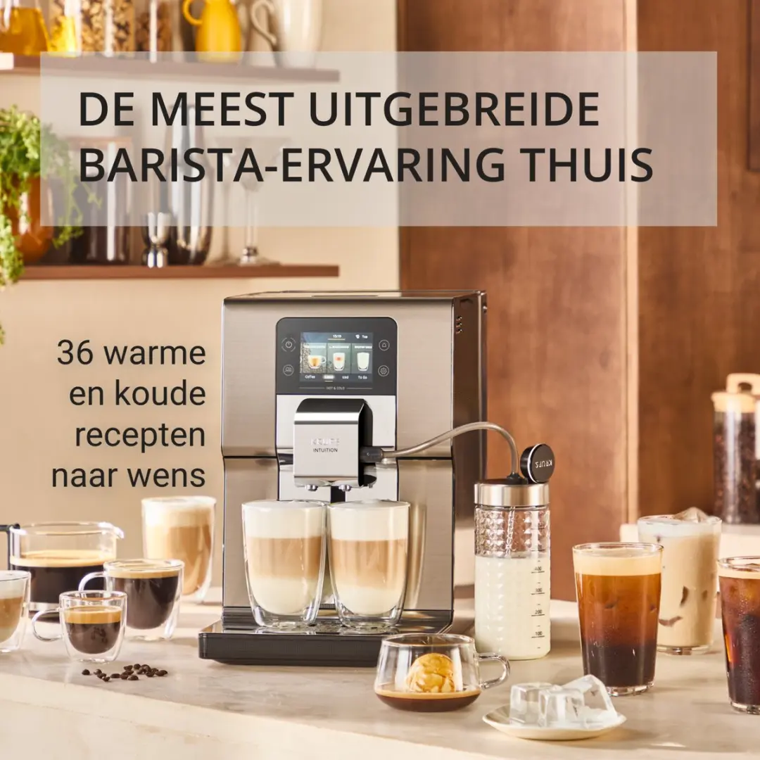 Krups Intuition Experience EA879EE0 Volautomatische Koffiemachine - 1550W - Zilver/Zwart - afbeelding 6 van 6