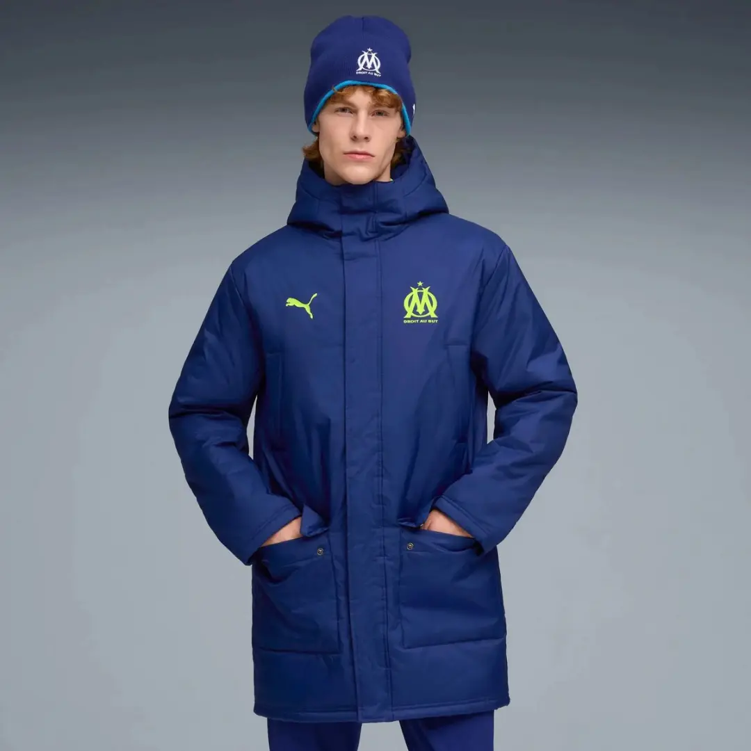 PUMA Parka OM 2025/26 Trainingsbroek M - Marine