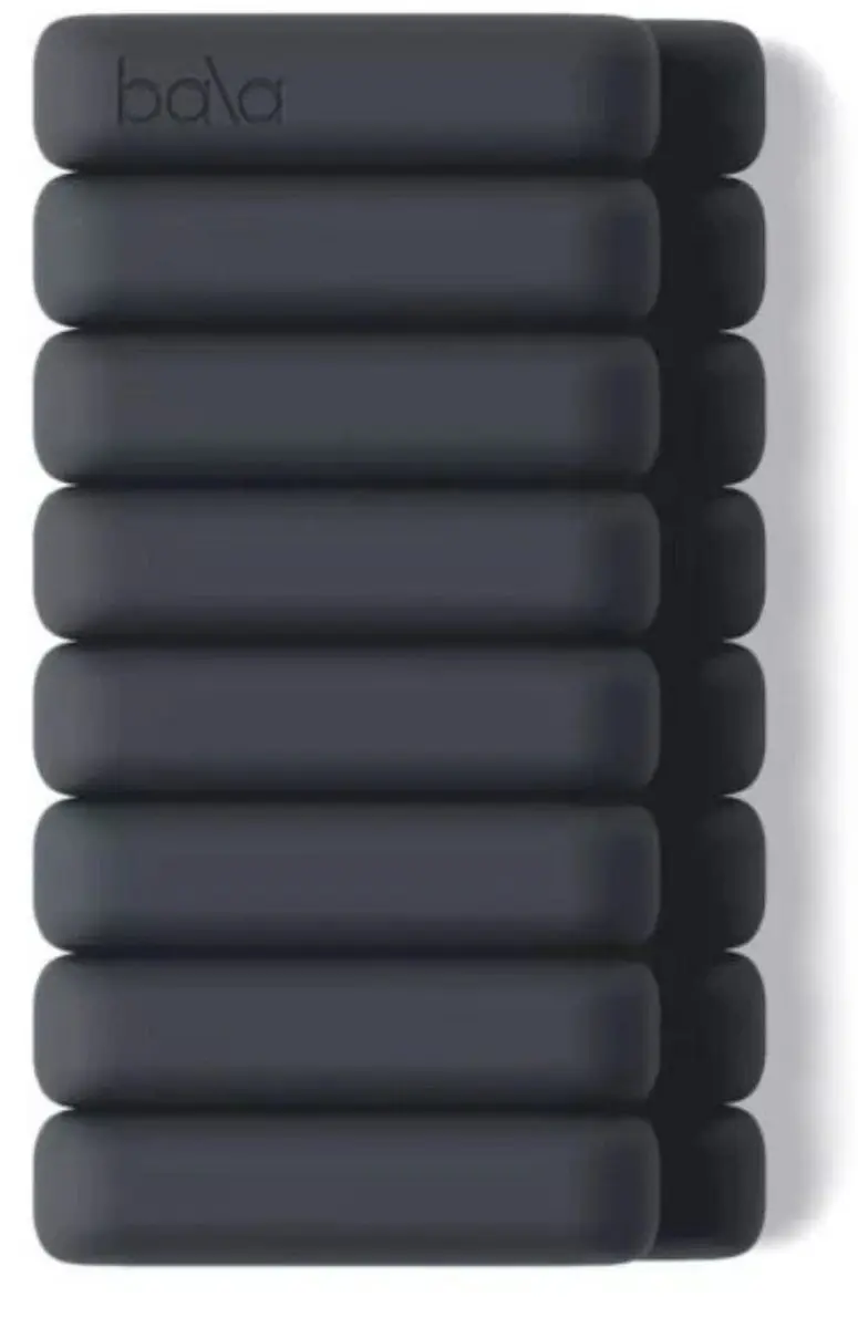 Bala Bangles Enkel-/Polsgewichten 1,36kg - Charcoal - 2 Stuks