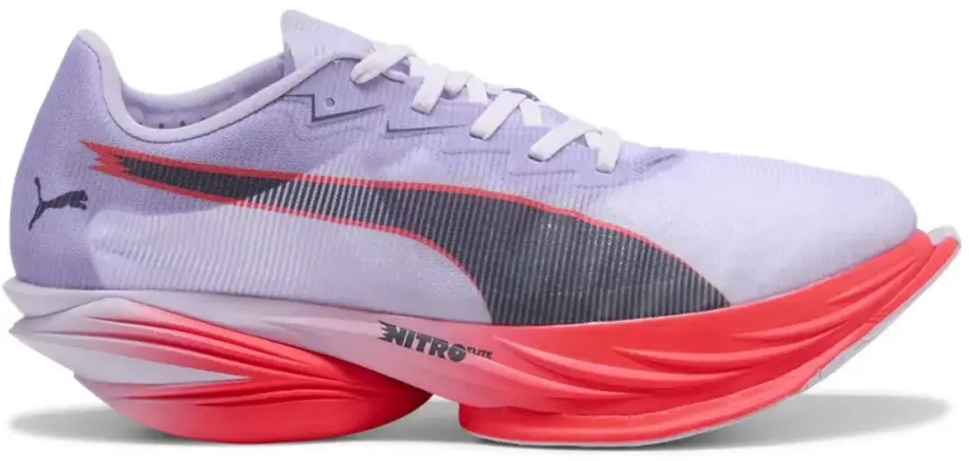 PUMA Fast-R Nitro Elite 3 Hardloopschoenen 44 - Light Lavender/Ultra Red