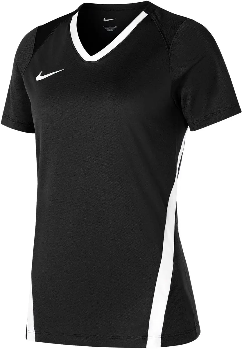 Nike Team Spike Shirt Dames L - Wit/Zwart