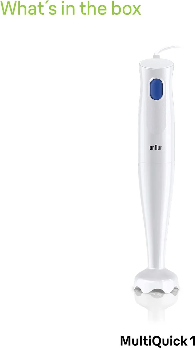 Braun MQ10.000P Keukenblender 450W