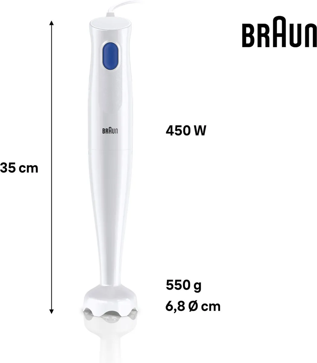 Braun MQ10.000P Keukenblender 450W