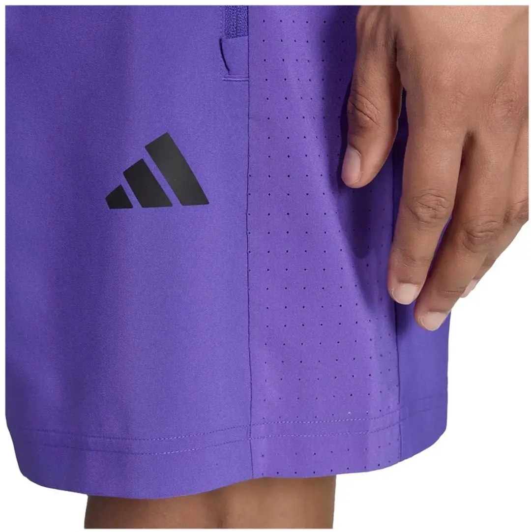 Adidas Workout Essentials Base Woven Korte Broek 5" - S - Paars