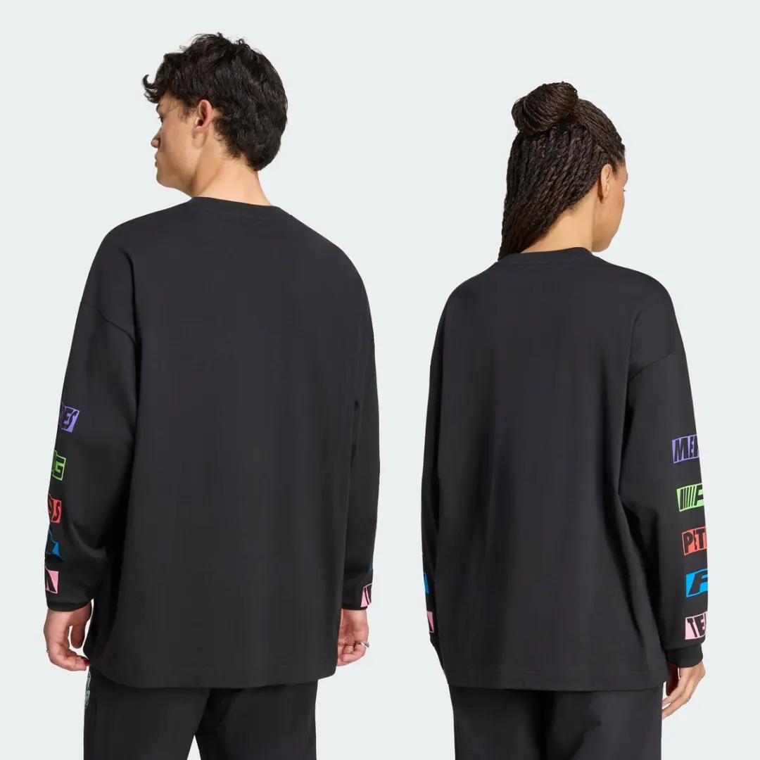 adidas Performance Mercedes-AMG Petronas F1 Lights On Longsleeve L - Zwart