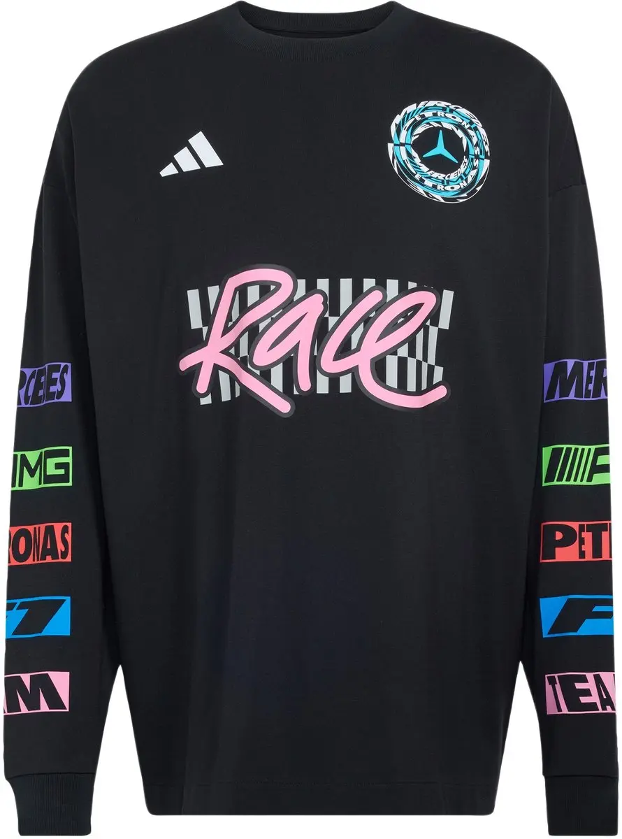 adidas Performance Mercedes-AMG Petronas F1 Lights On Longsleeve L - Zwart