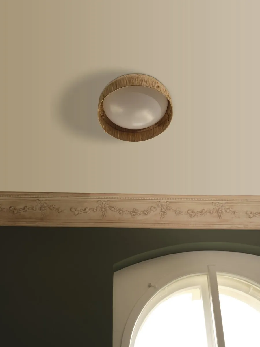LEDVANCE Decor Bamboo Paper Plafondlamp 12W - Warm wit