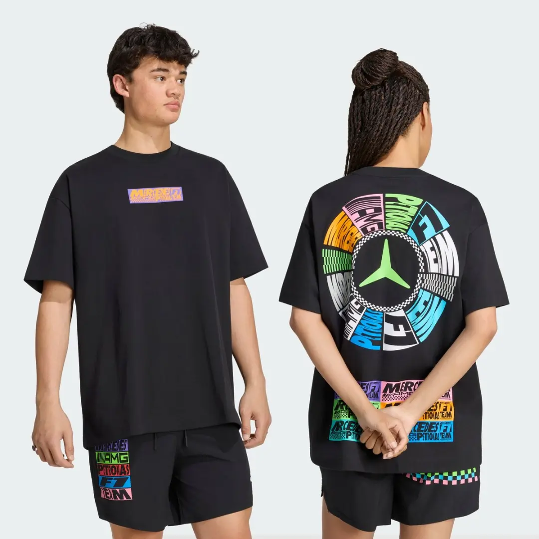 Adidas Performance AMG Petronas F1 Lights On T-shirt M - Zwart
