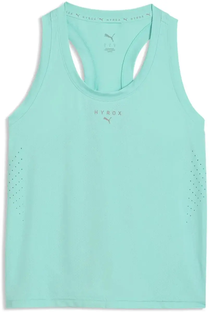 PUMA X Hyrox Pwrmode Mouwloos T-shirt - M - Intense Mint