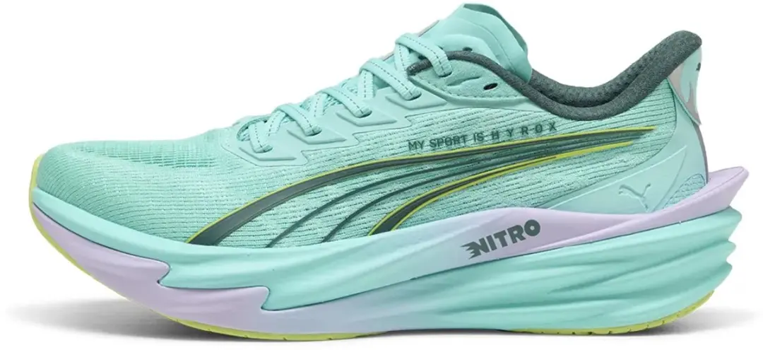 PUMA Deviate Nitro 4 X Hyrox Hardloopschoenen - Groen 37.5