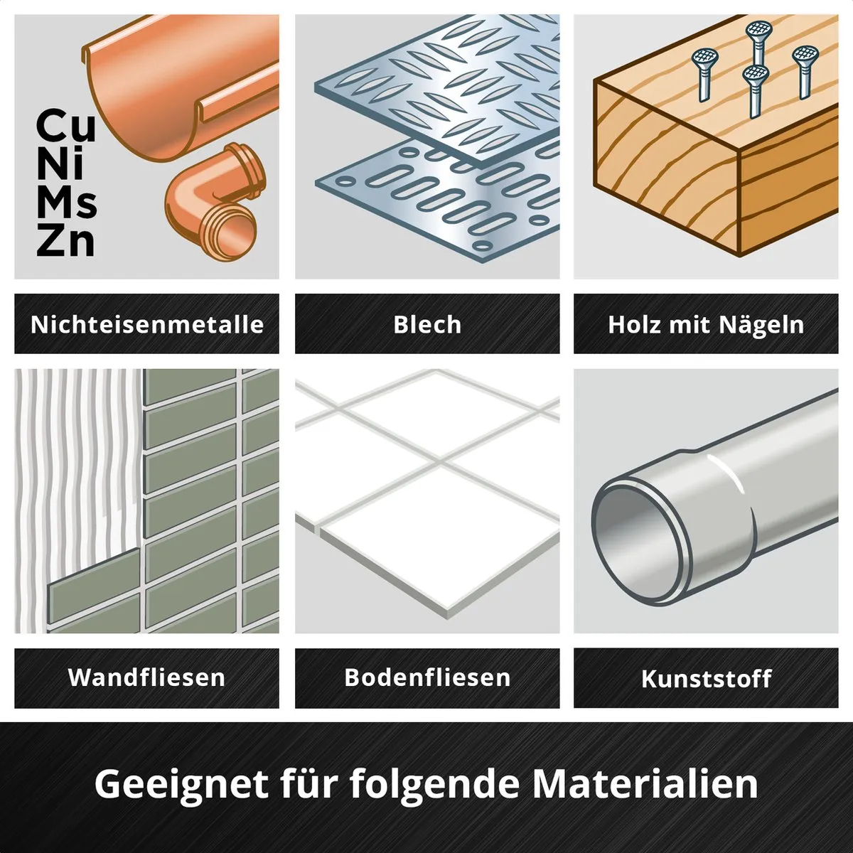 Einhell Multitoolset 6-delig