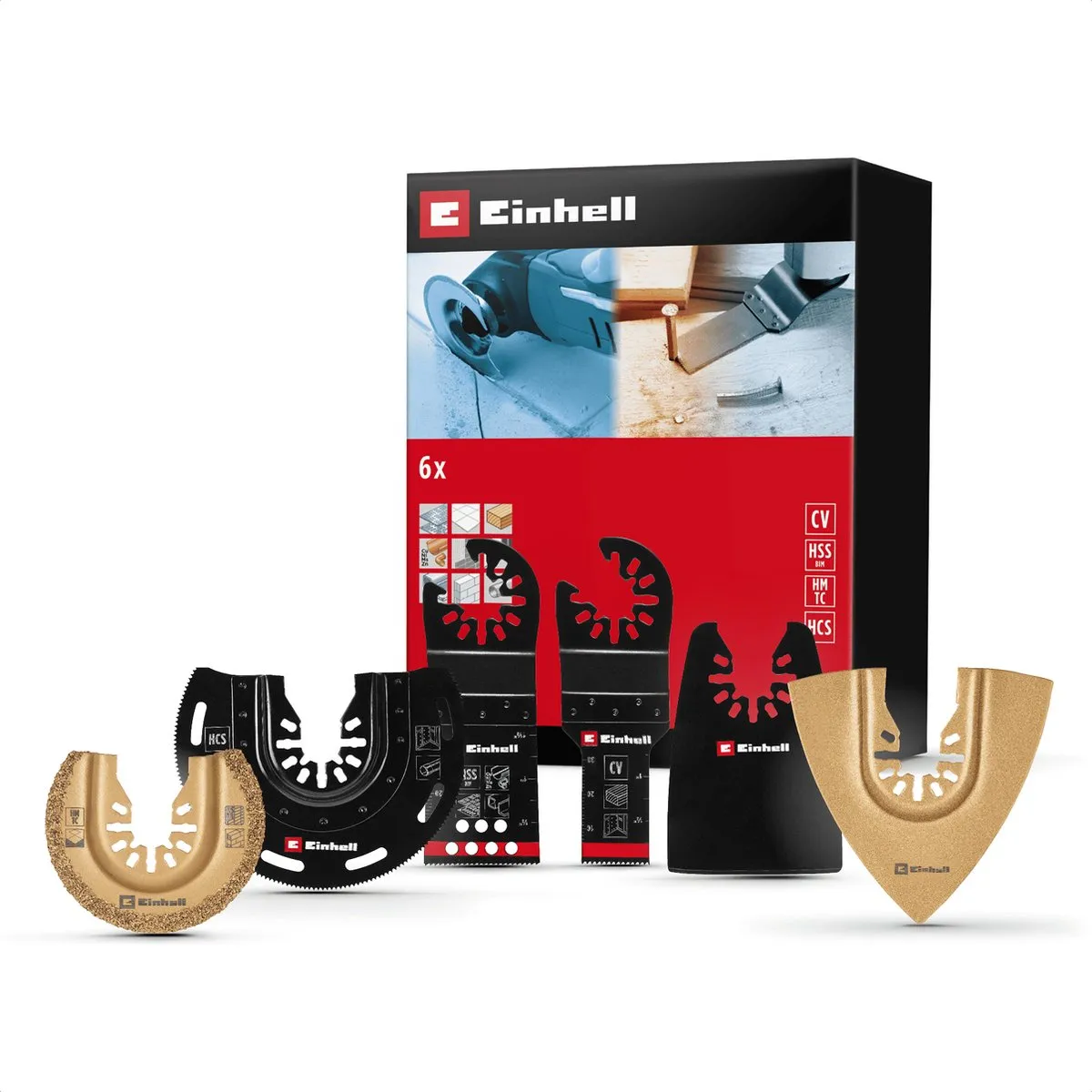 Einhell Multitoolset 6-delig