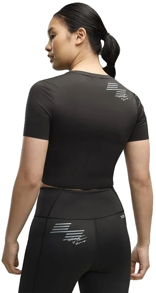 PUMA X Hyrox Pwrmode Cropped T-shirt - Zwart S