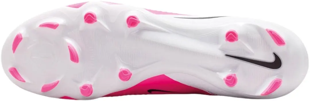 Nike Phantom 6 High Academy FG/MG Voetbalschoenen 44 - wit/roze/zwart