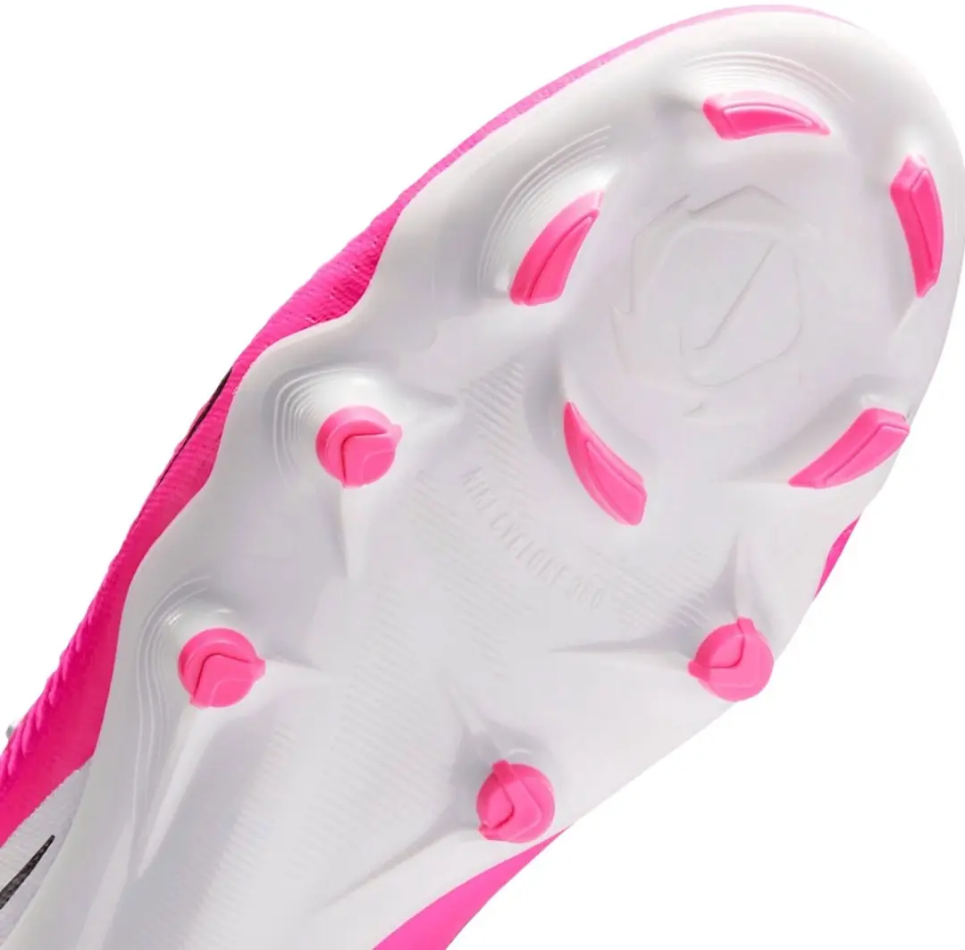 Nike Phantom 6 High Academy FG/MG Voetbalschoenen 44 - wit/roze/zwart - afbeelding 6 van 6