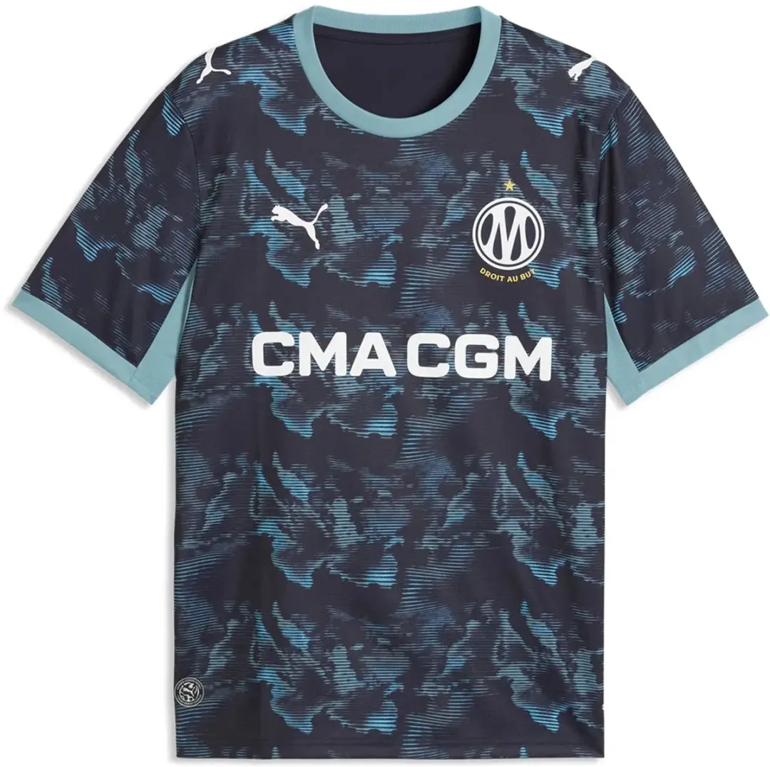 PUMA Olympique Marseille 26/27 Replica T-shirt - L - Blauw