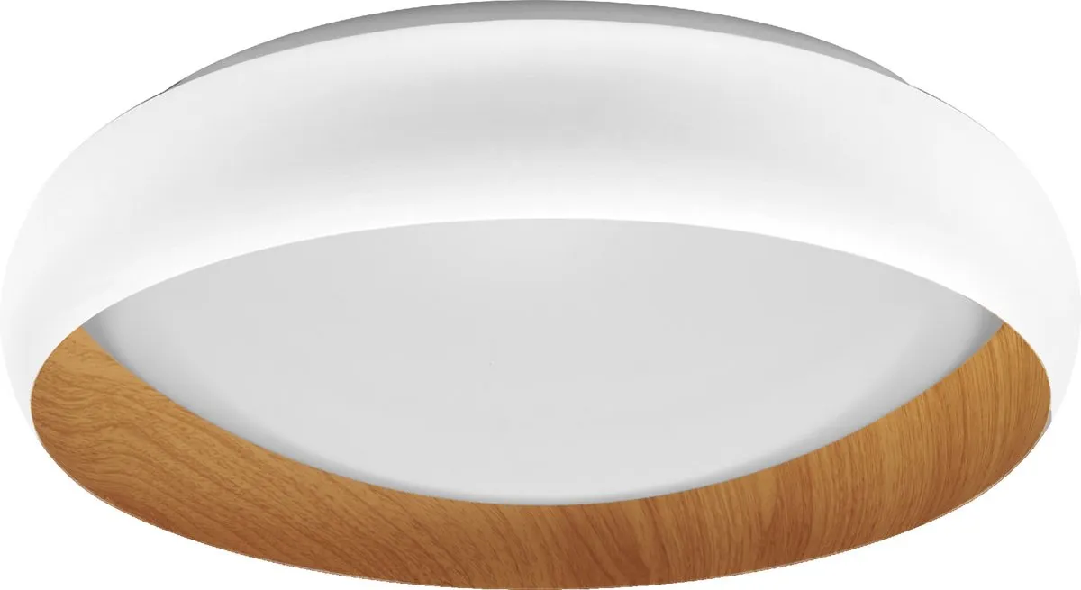 LEDVANCE Orbis Livia LED Plafondlamp 24W 1200lm - 3000K Wit/Houtdecor