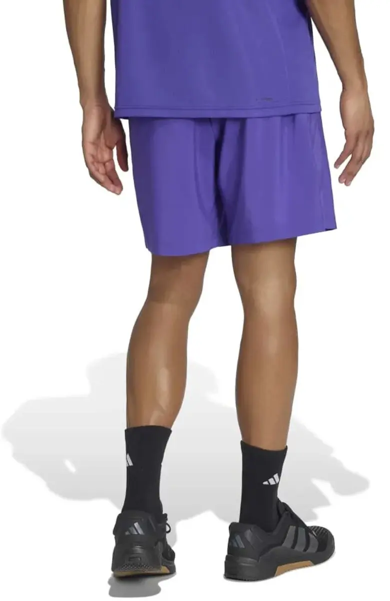 Adidas Workout Essentials Base Woven Korte Broek 9" - S - Paars