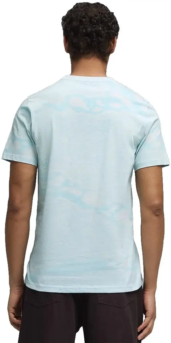 PUMA Portugal Ftblculture AOP T-shirt - S - Sea Glass/Club Red