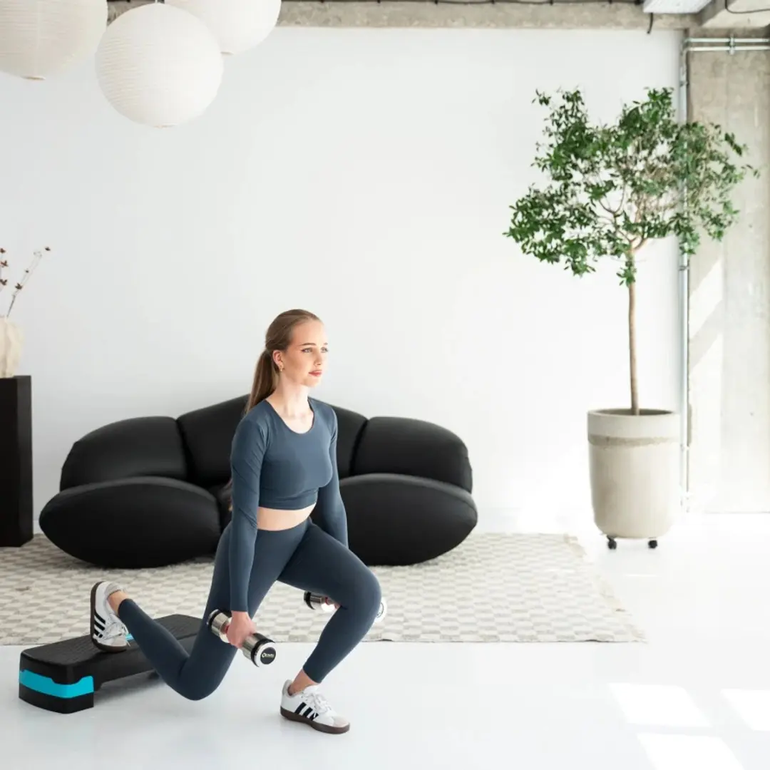 HMS Aerobic Step - Zwart/Blauw